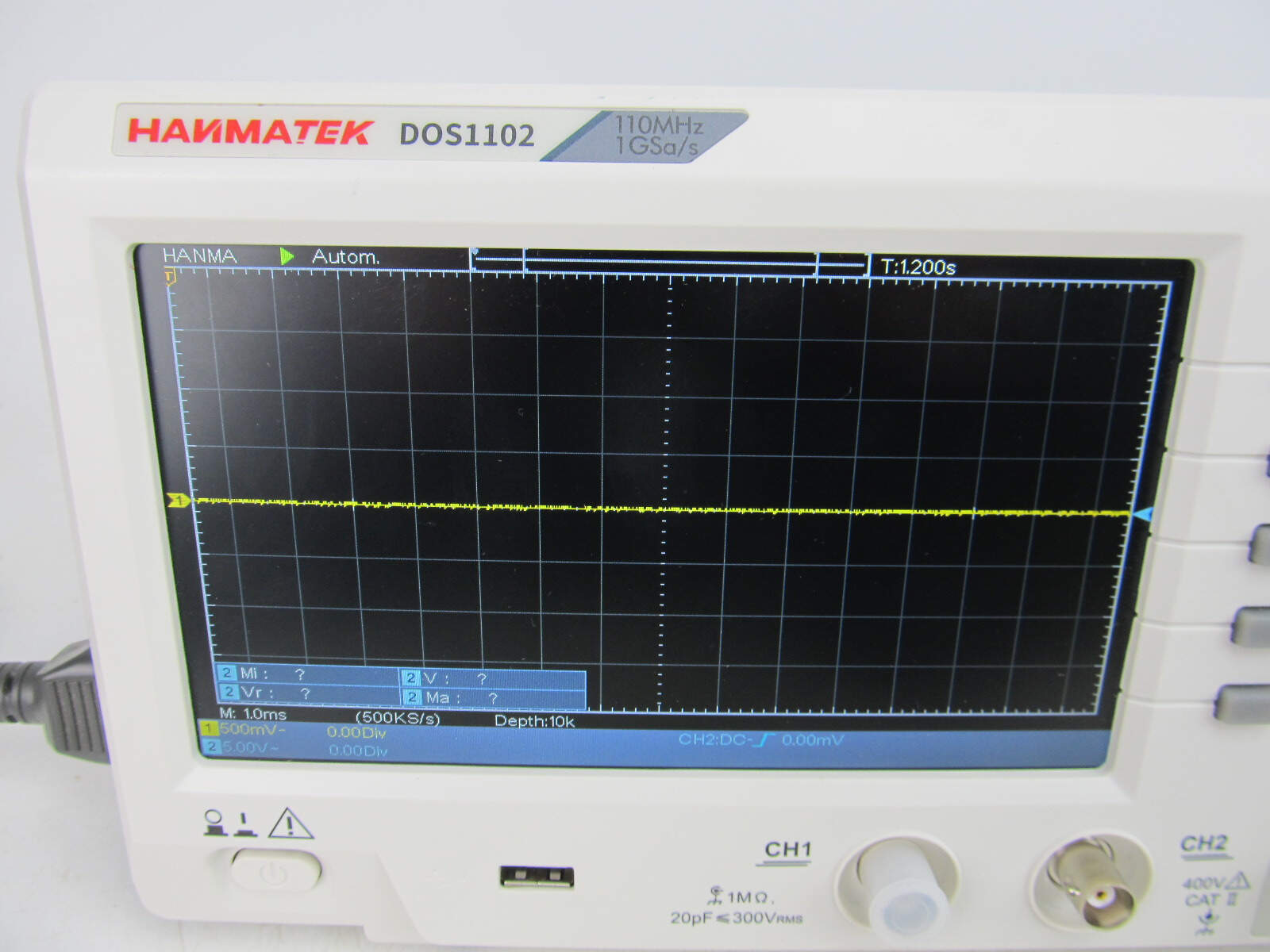 HANMATEK DOS1102 - digitální osciloskop 110MHz, 1 GSa/s, 2 kanály | Aukro