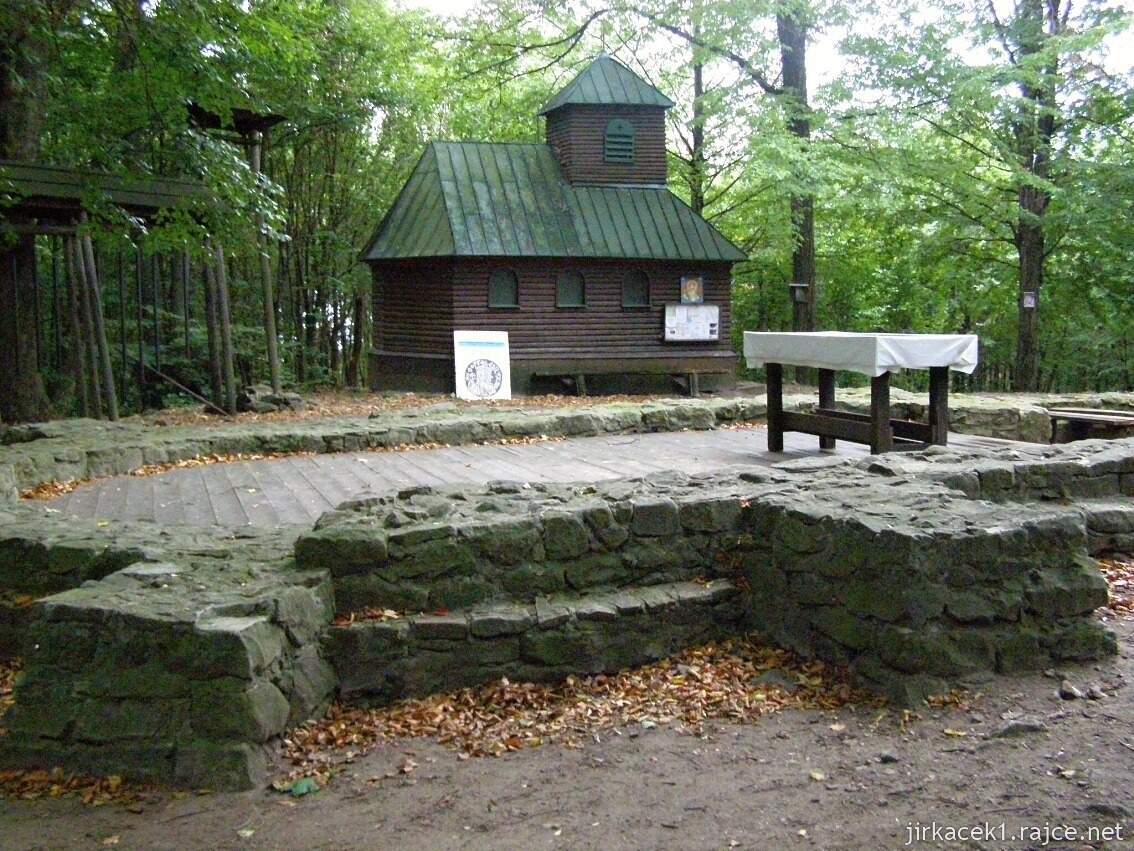 Osvětimany - hradisko a kaple sv. Klimenta