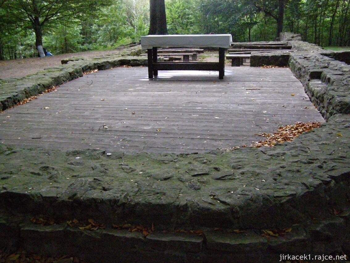 Osvětimany - hradisko a kaple sv. Klimenta