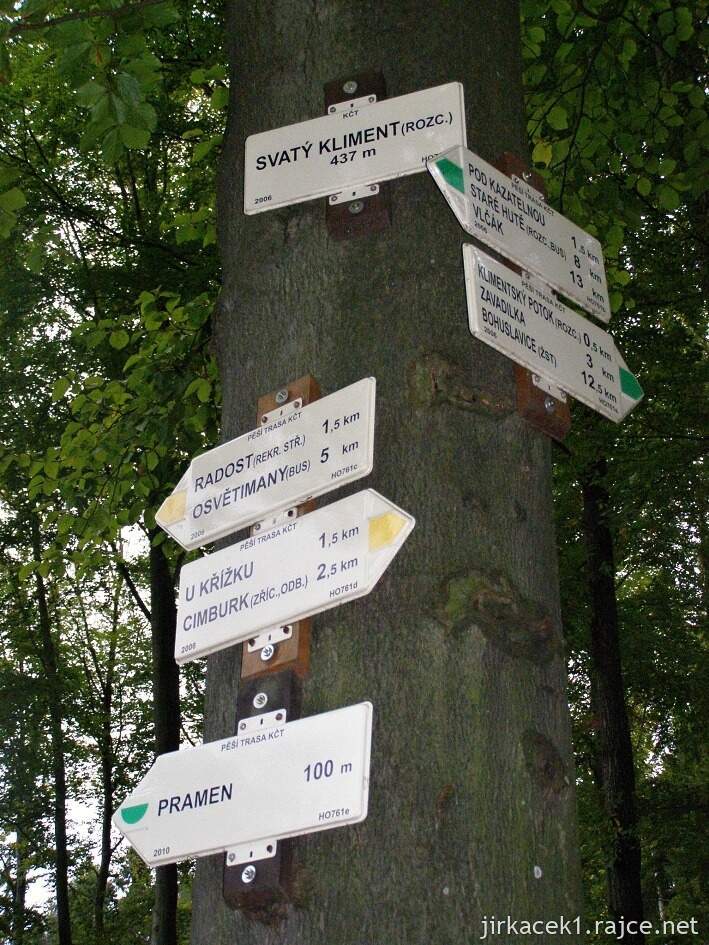 Osvětimany - hradisko a kaple sv. Klimenta