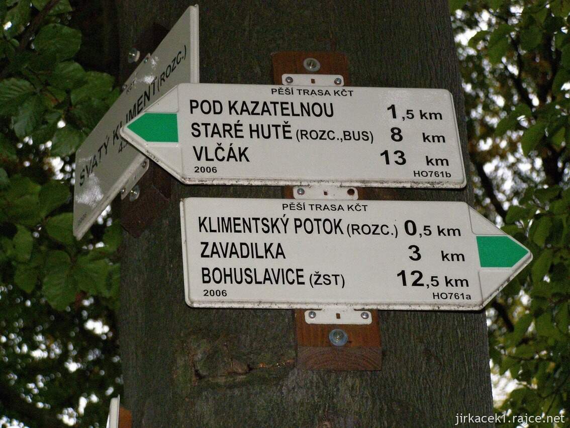 Osvětimany - hradisko a kaple sv. Klimenta