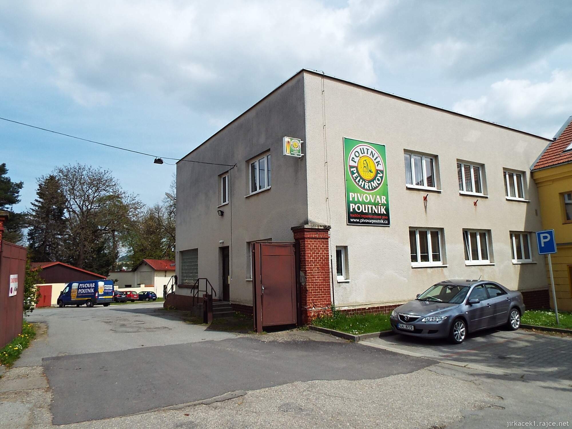 K - Pelhřimov - pivovar Poutník 02 - vjezd do pivovaru