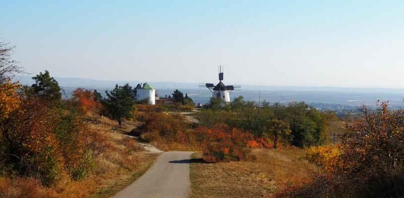 větrný mlýn nad Retzem