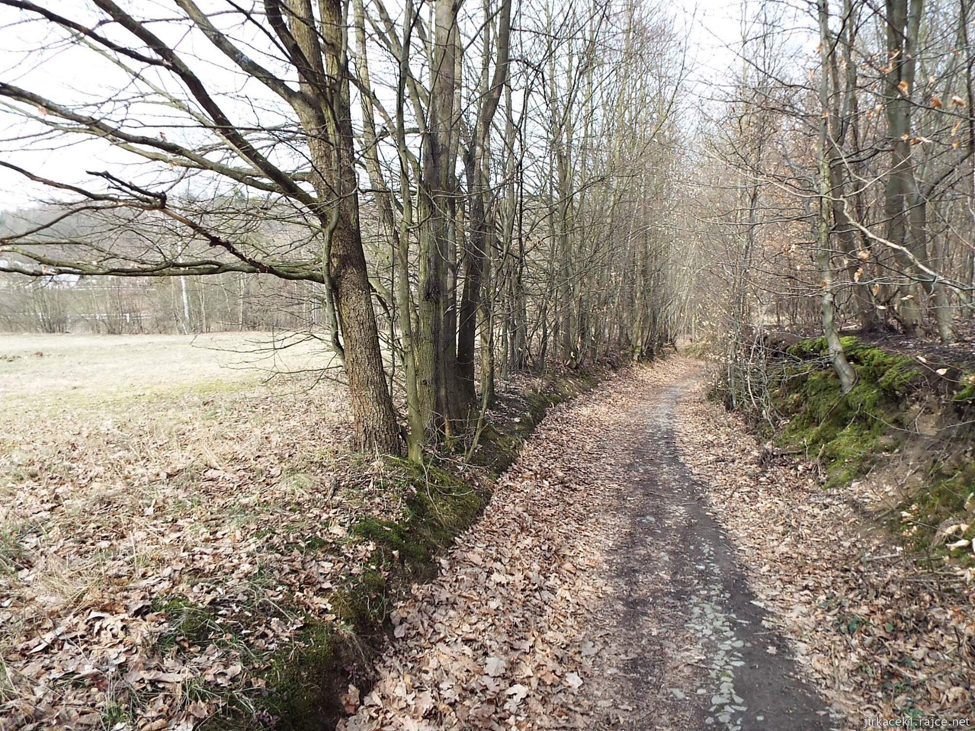 C - cesta od Chrámu přátelství do Nových Mlýnů 16 - úvoz