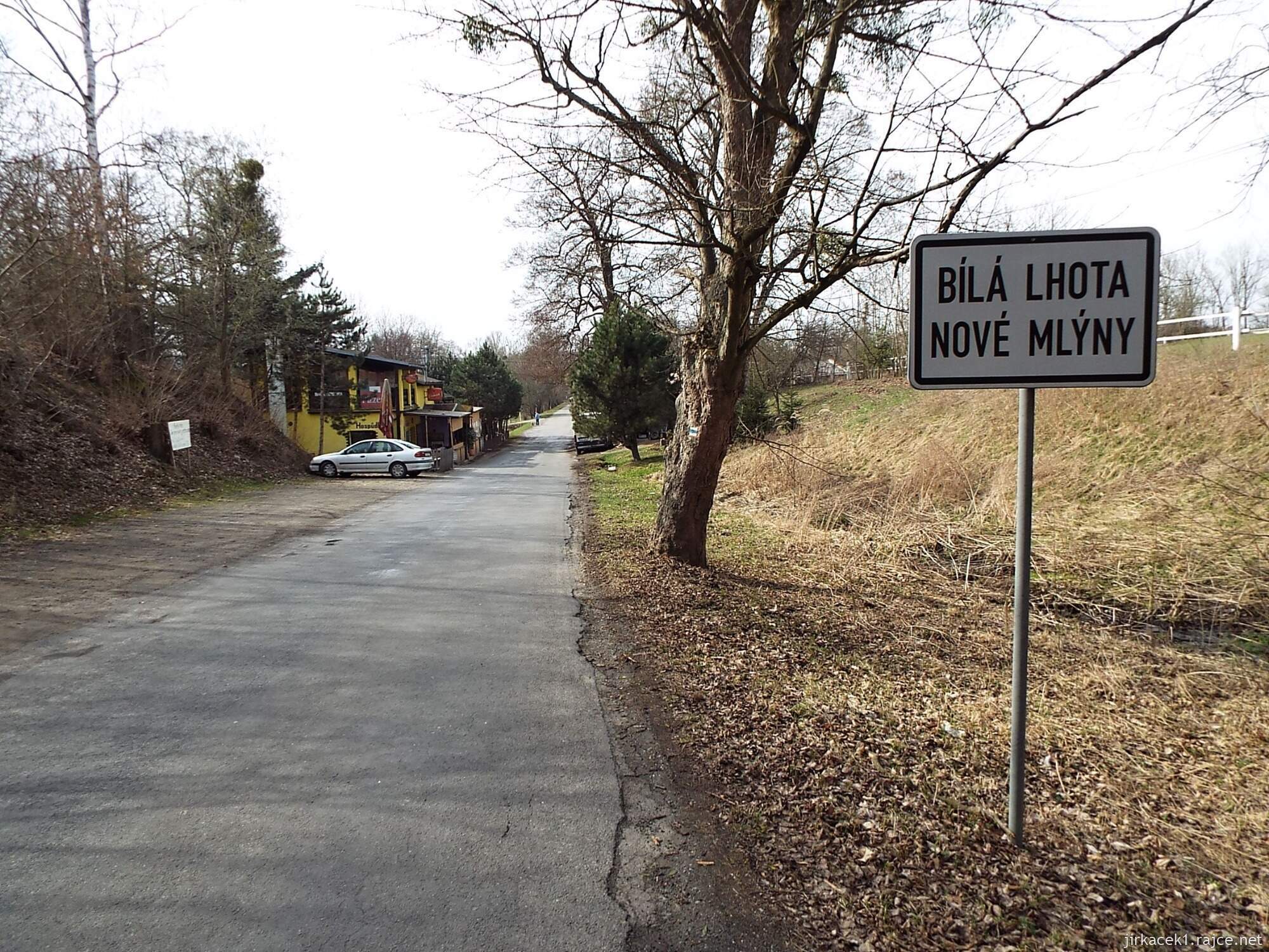 C - cesta od Chrámu přátelství do Nových Mlýnů 18 - osada Nové Mlýny