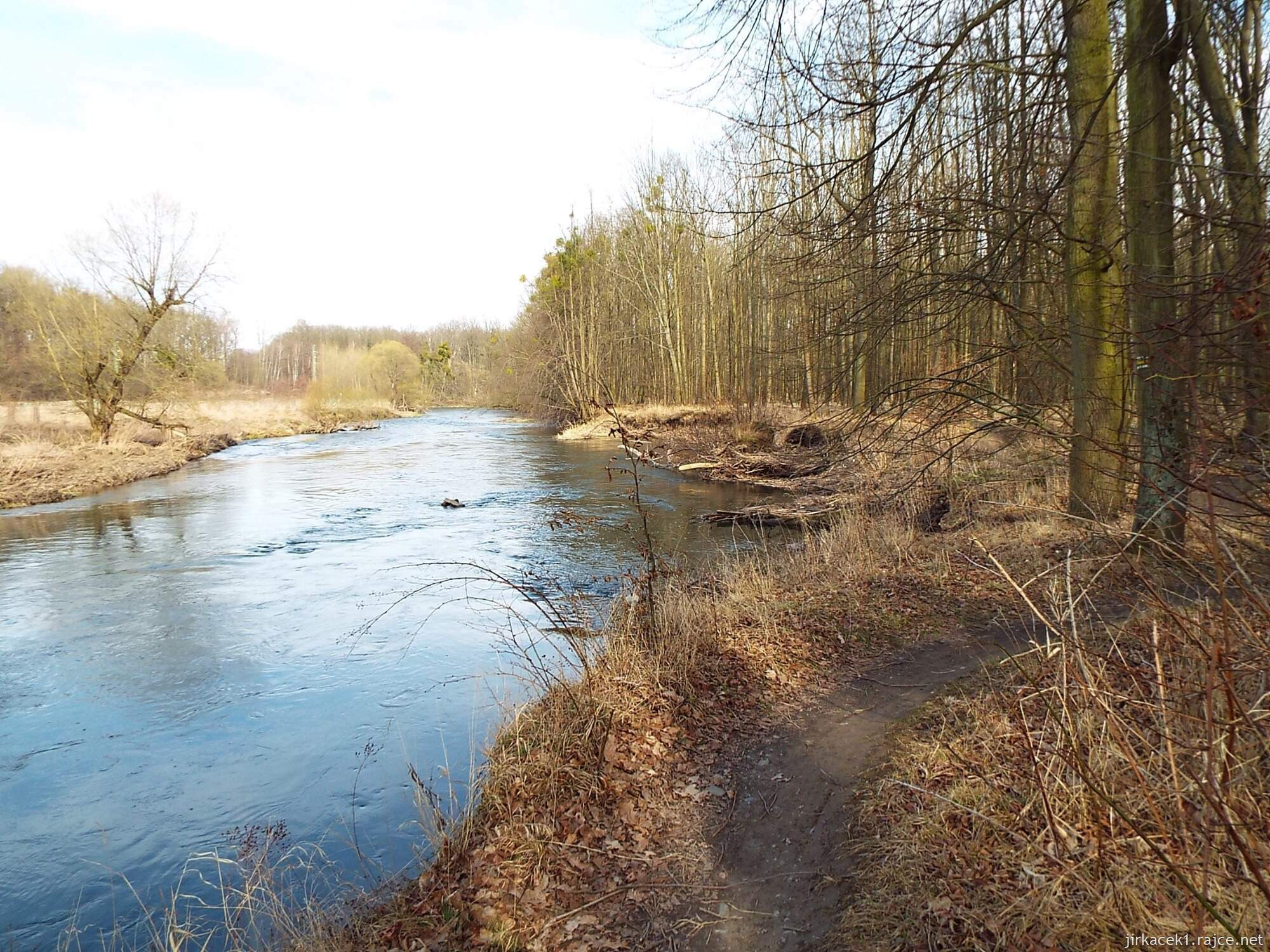 D - cesta z Nových Mlýnů k Obelisku 33 - po žluté k Obelisku - okolo Moravy