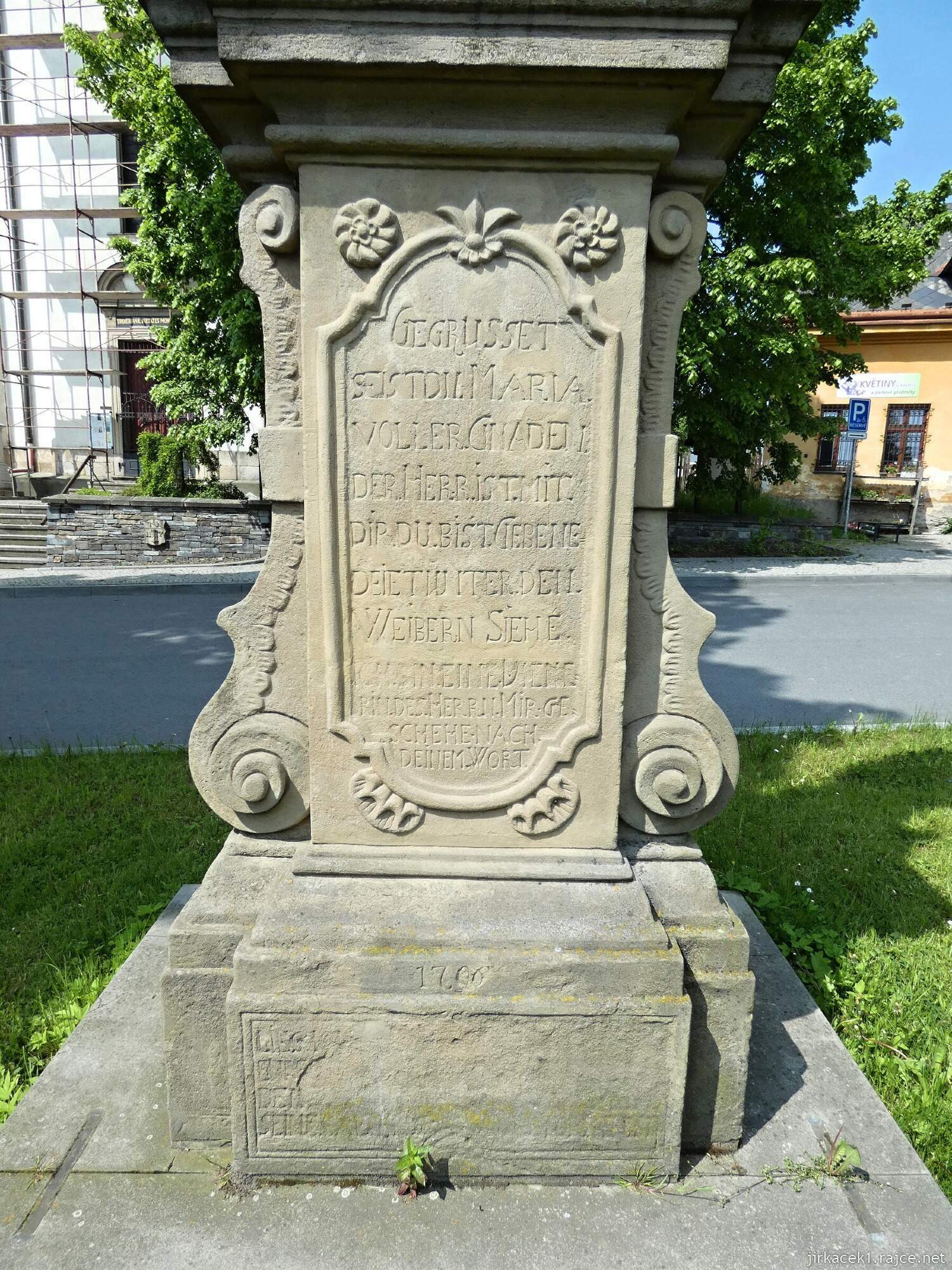 C - Budišov nad Budišovkou - Halaškovo náměstí 003 - Socha Panny Marie Immaculaty