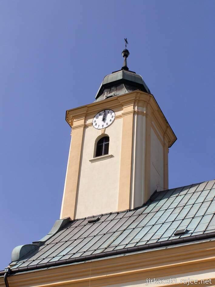 Ostrava - kostel sv. Jana Nepomuckého - věž