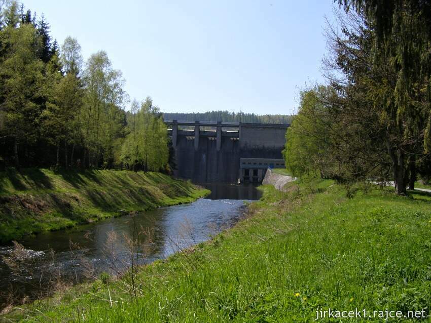 Kružberk - přehrada na řece Moravici