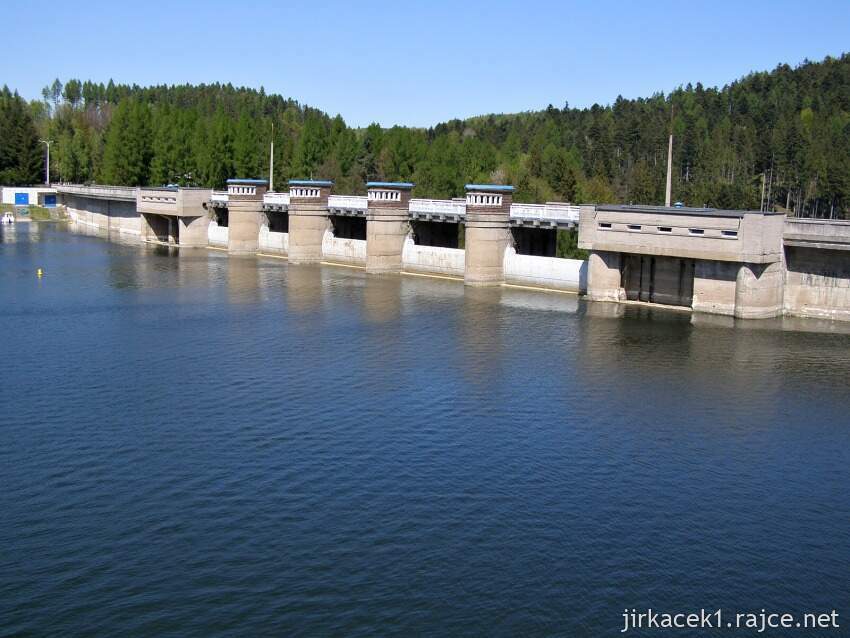 Kružberk - přehrada na řece Moravici