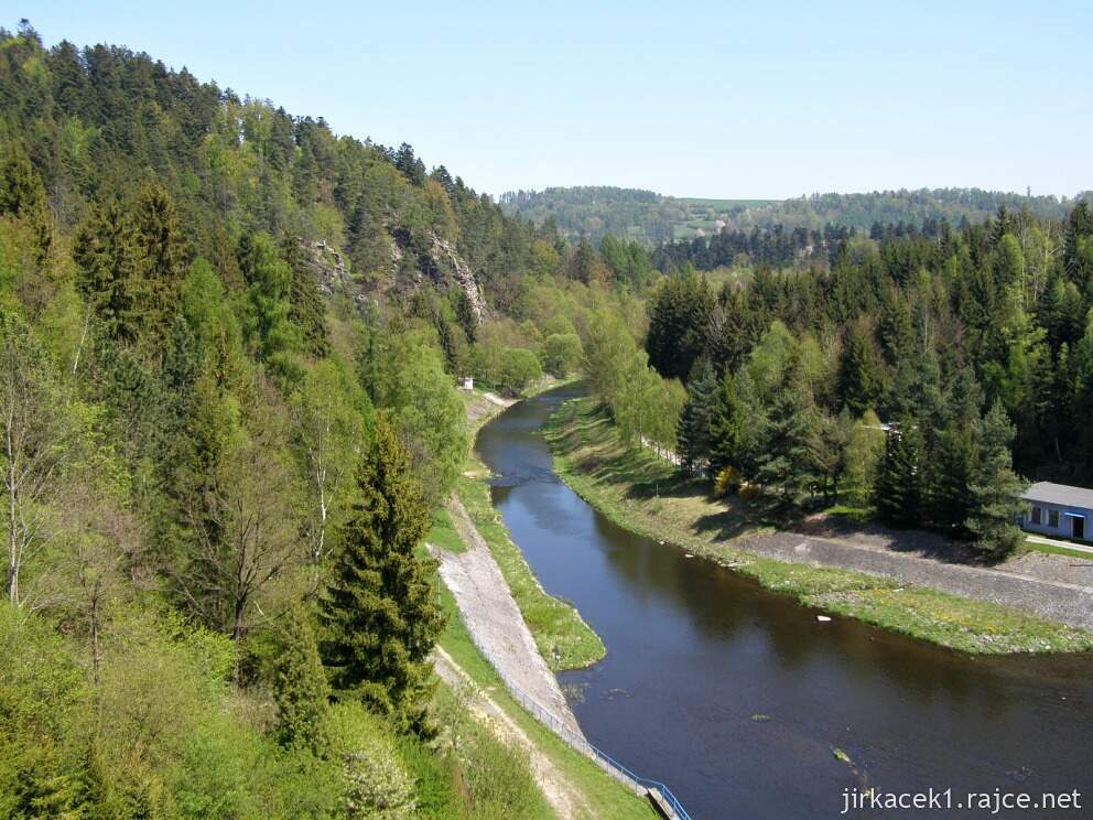 Kružberk - přehrada na řece Moravici