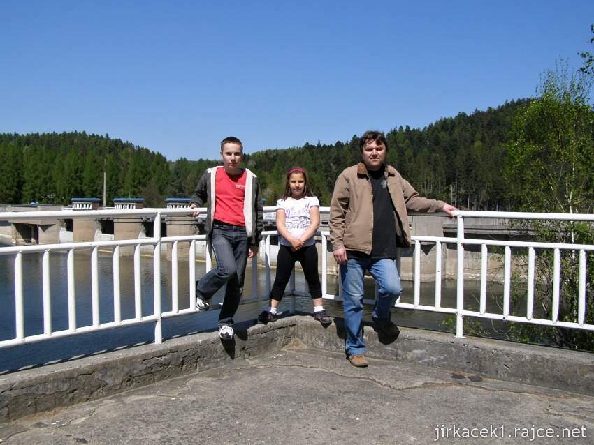 Kružberk - přehrada na řece Moravici