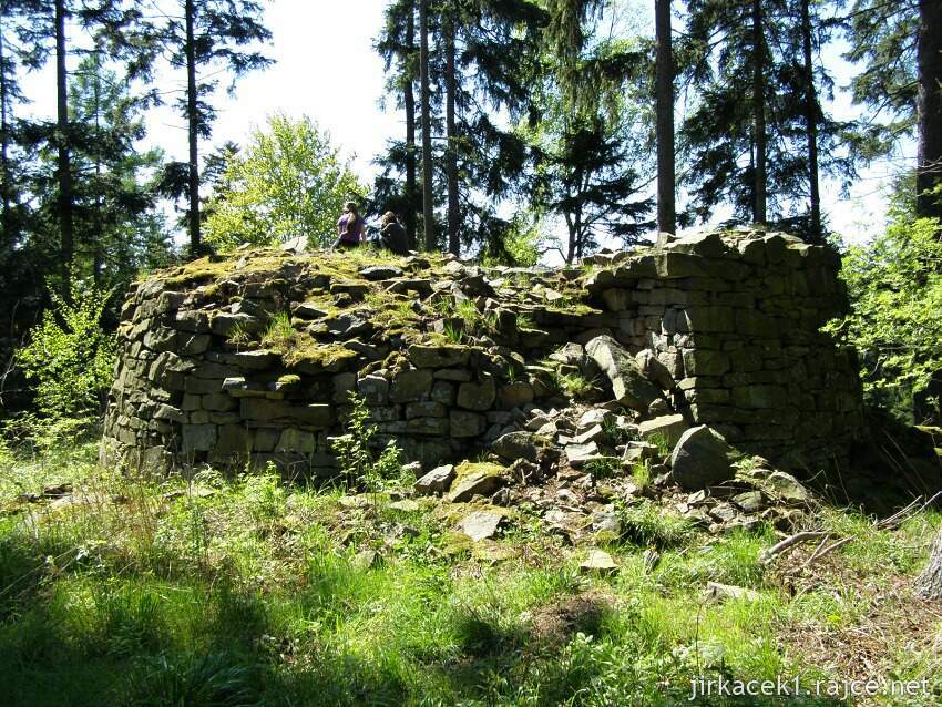 Kružberk - torzo Weisshuhnovy rozhledny