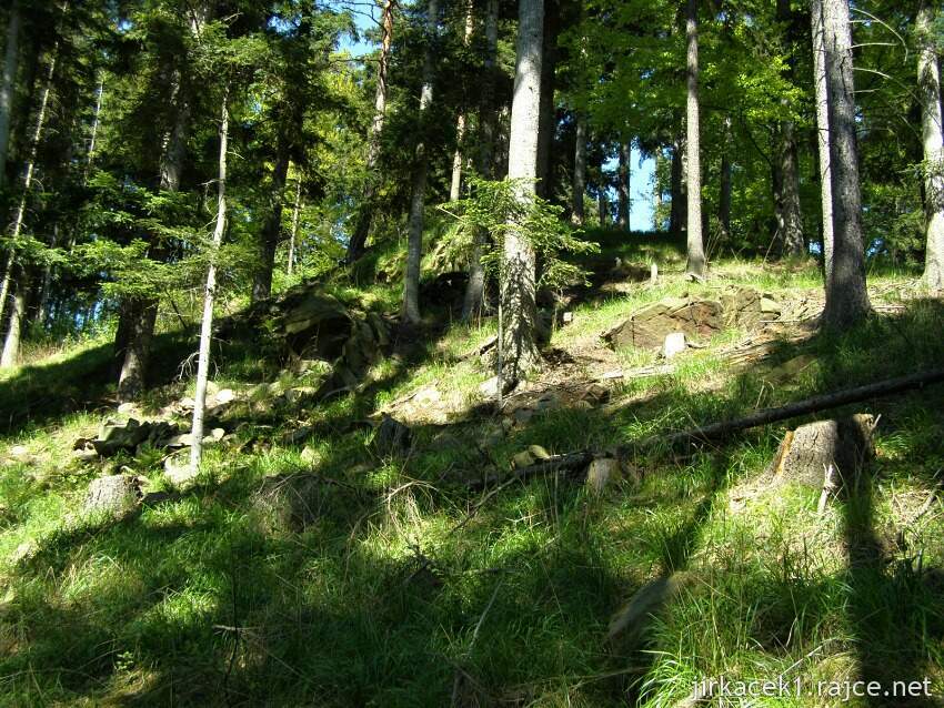 Kružberk - zřícenina hradu