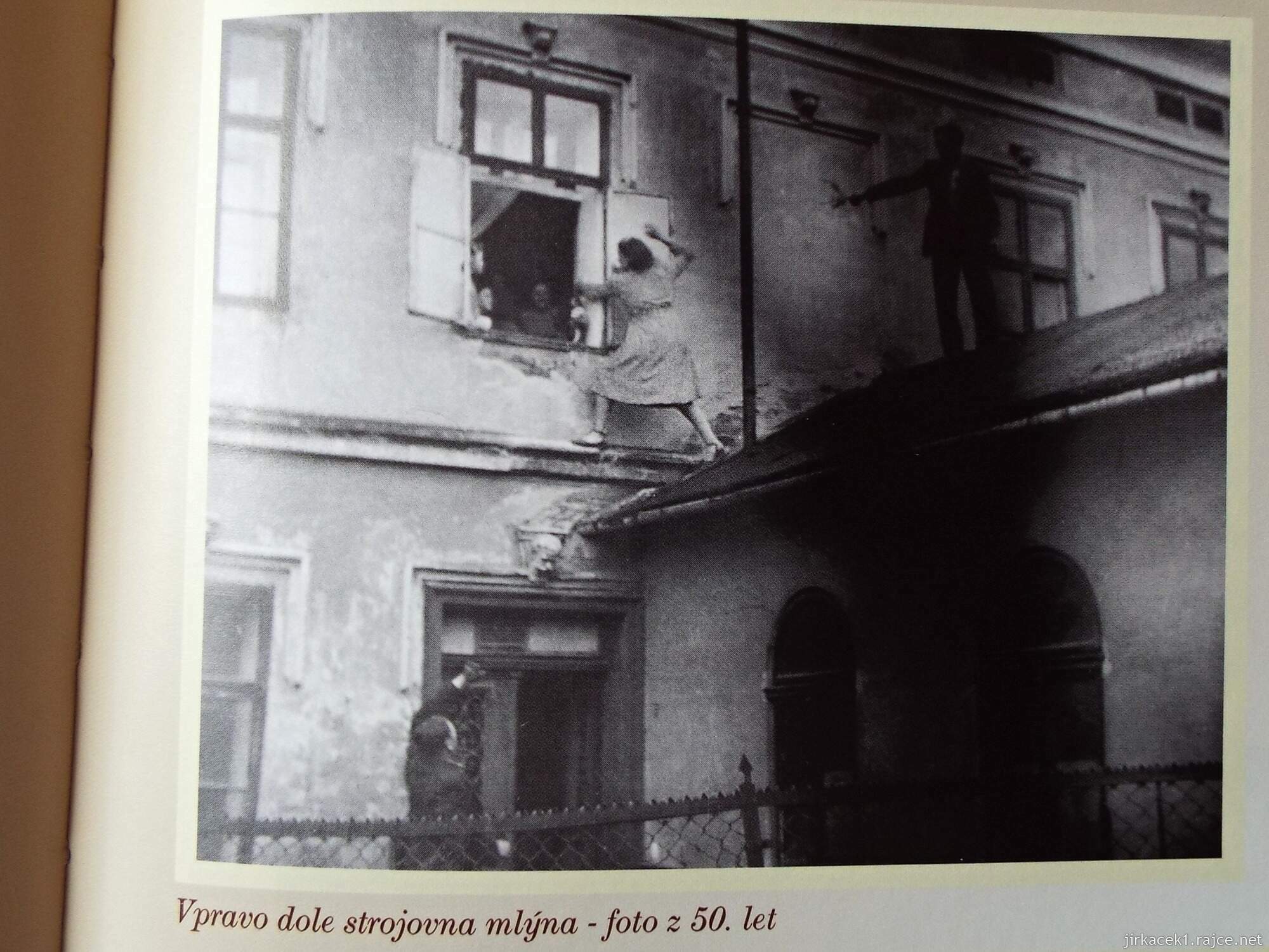 F - Fulnek - Špitálský mlýn 08 - strojiovna mlýna v 50. letech 20. století