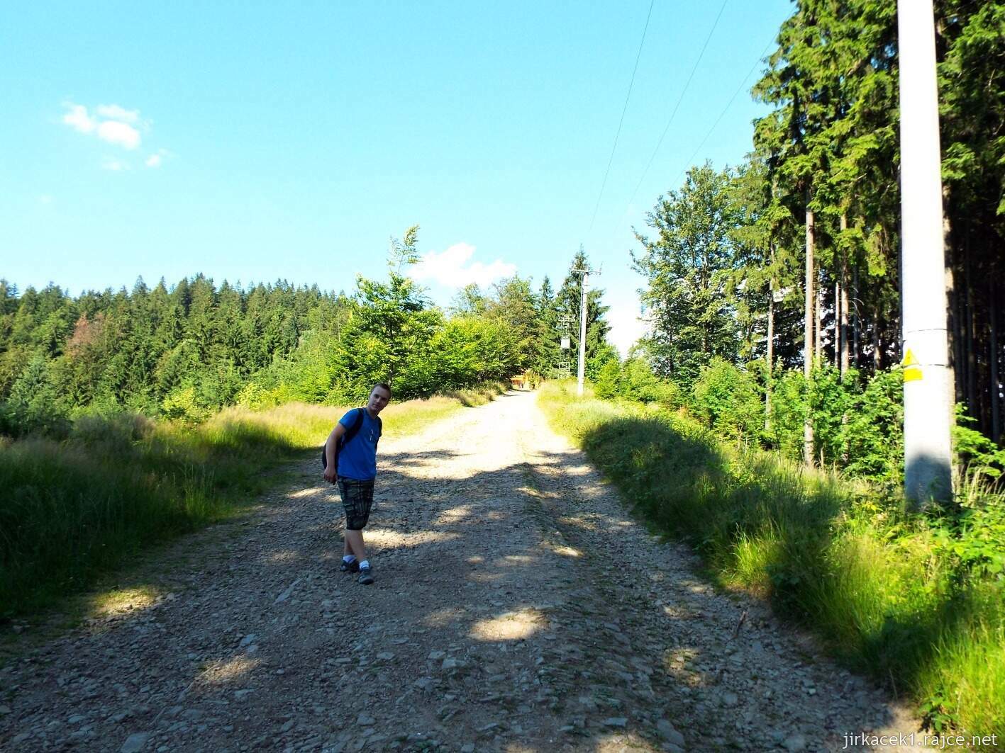 007 - Martiňák 12 - cesta na Martiňák po žluté a zelené