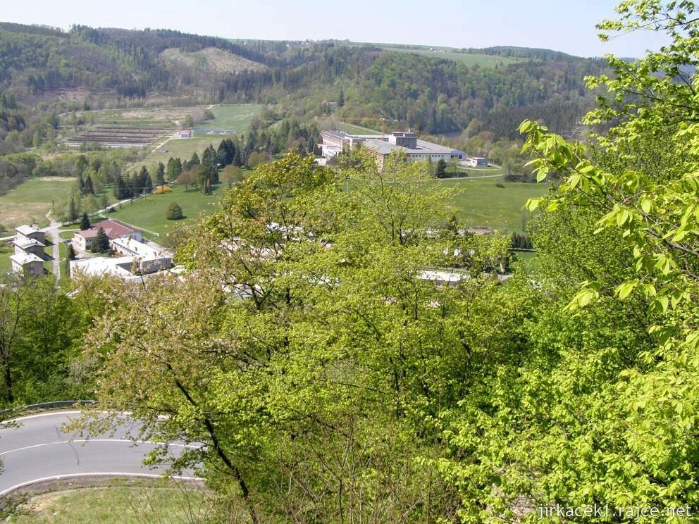 Vikštejn - zřícenina hradu - výhled