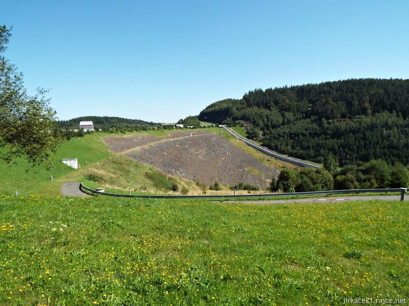 F - přehrada Slezská Harta 02 - hráz