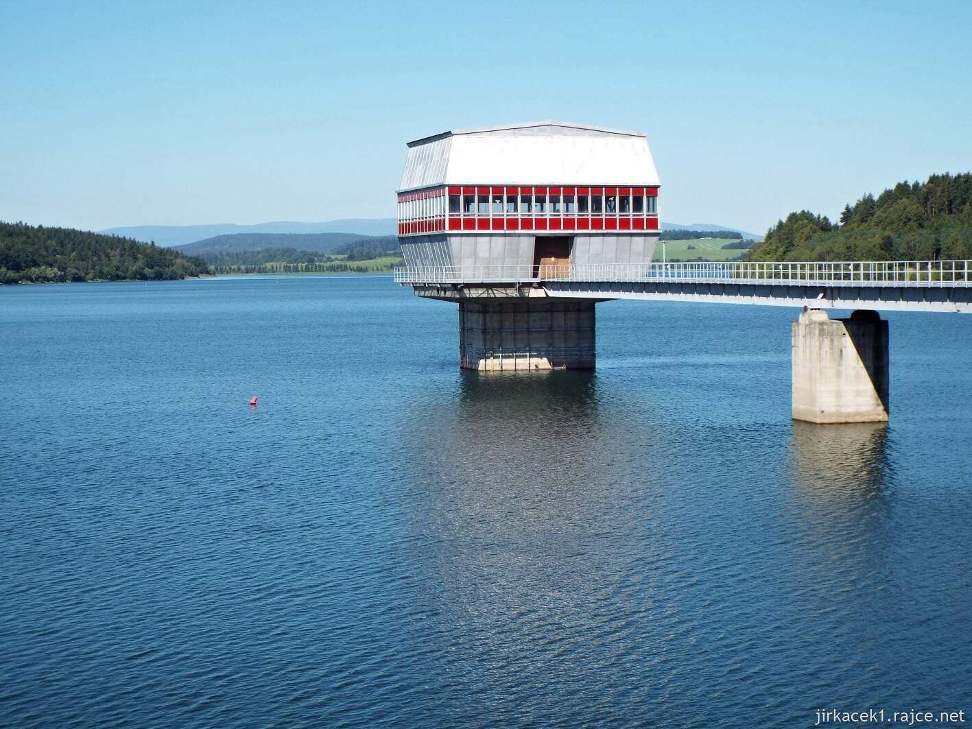 F - přehrada Slezská Harta 14 - odběrná věž
