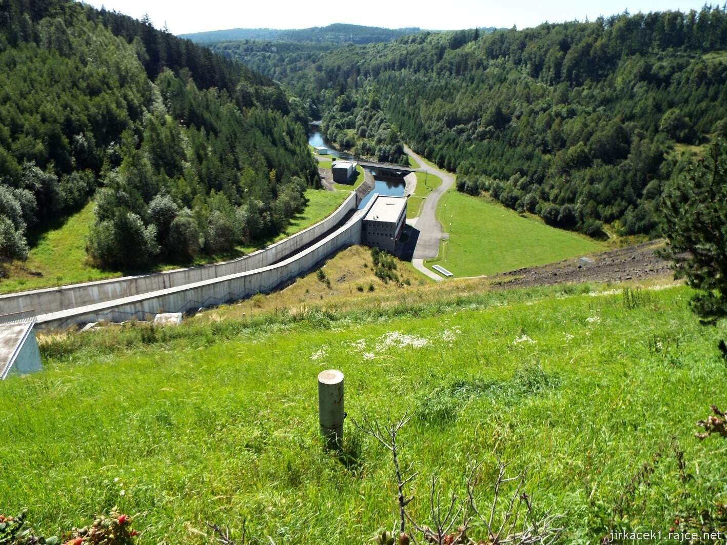 F - přehrada Slezská Harta 16 - vodní elektrárna