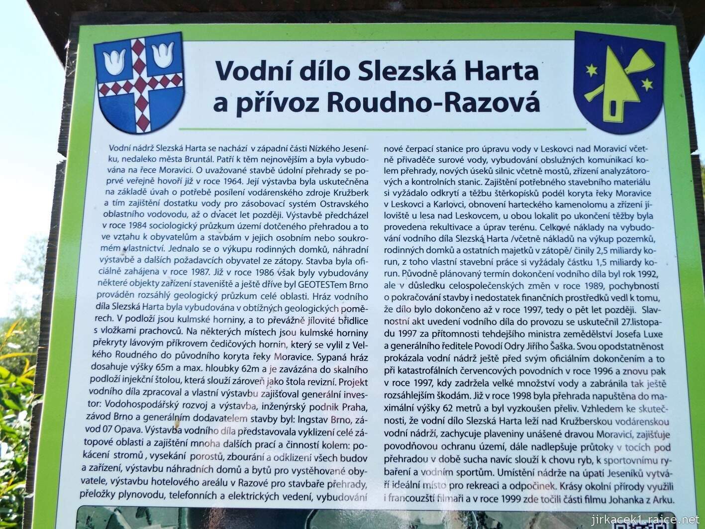 F - přehrada Slezská Harta 18 - historie přehrady